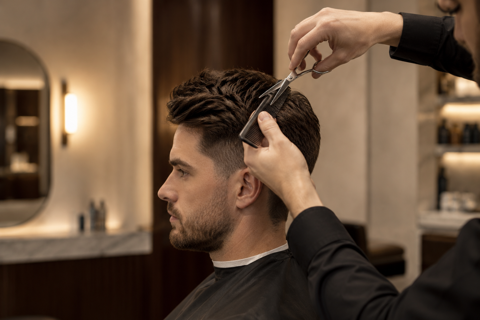 Coupe de cheveux homme Hair Beauty 57